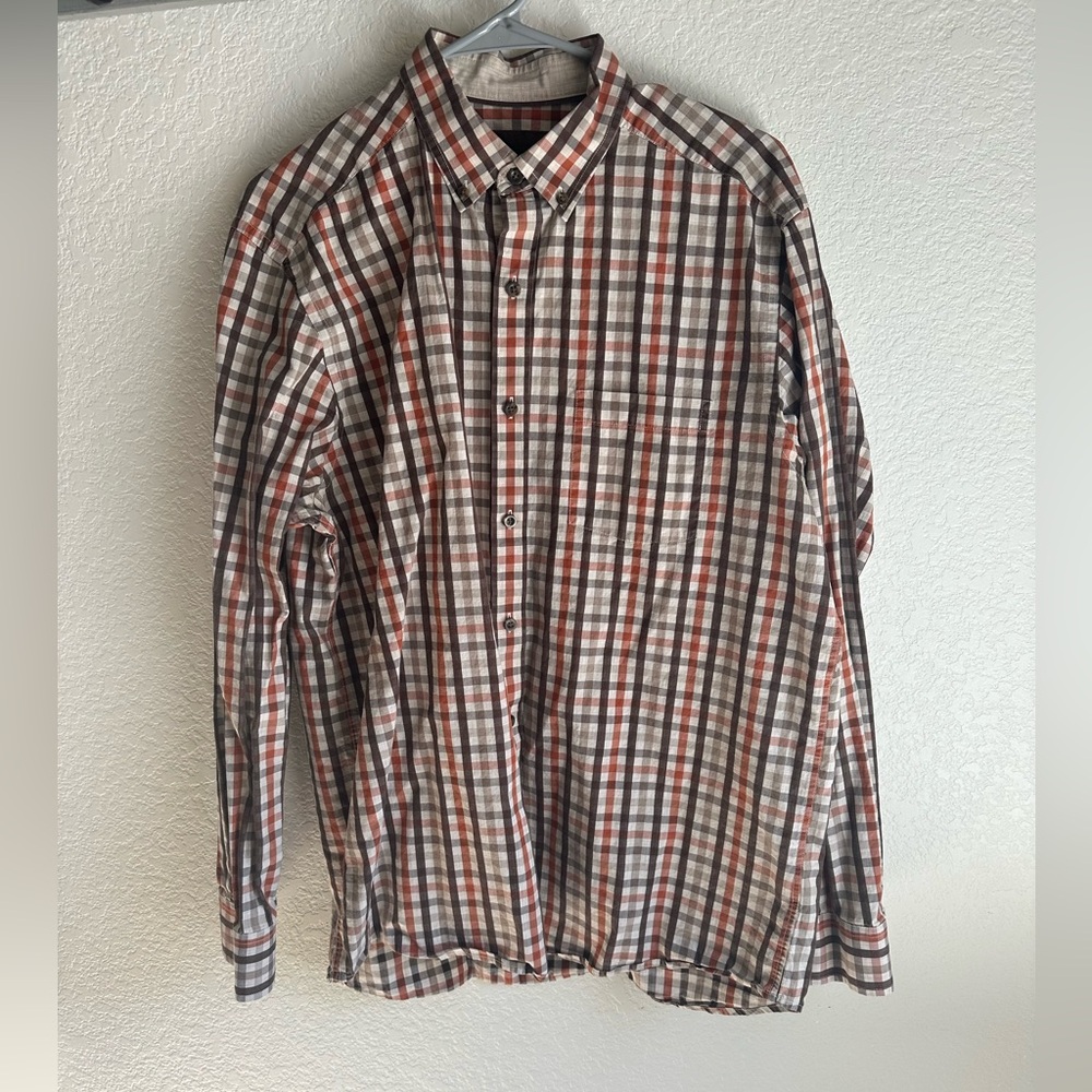 Johnston & Murphy Button Down Shirt - Size L
